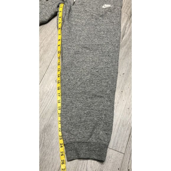 Nike Mens Large Gray Sweatpants Metal Zipper Pocket Elastic Leg Opening - Picture 7 of 7